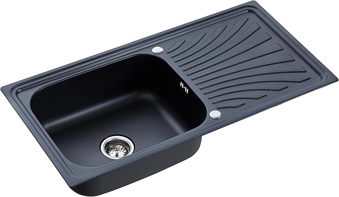 RUMO Echo Nano Black Anthracite Stainless Steel Kitchen Sink