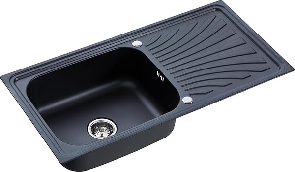 RUMO Echo Nano Black Anthracite Stainless Steel Kitchen Sink