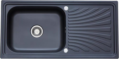 RUMO Echo Nano Black Anthracite Stainless Steel Kitchen Sink
