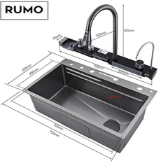 RUMO Multifunctional Nano Black 75x45cm Digital Piano 5